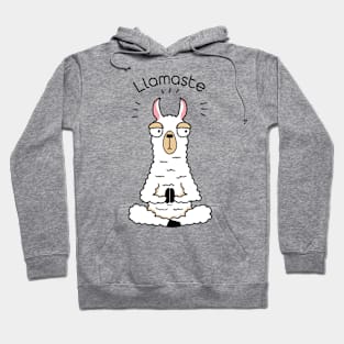 Llama yoga pose Hoodie